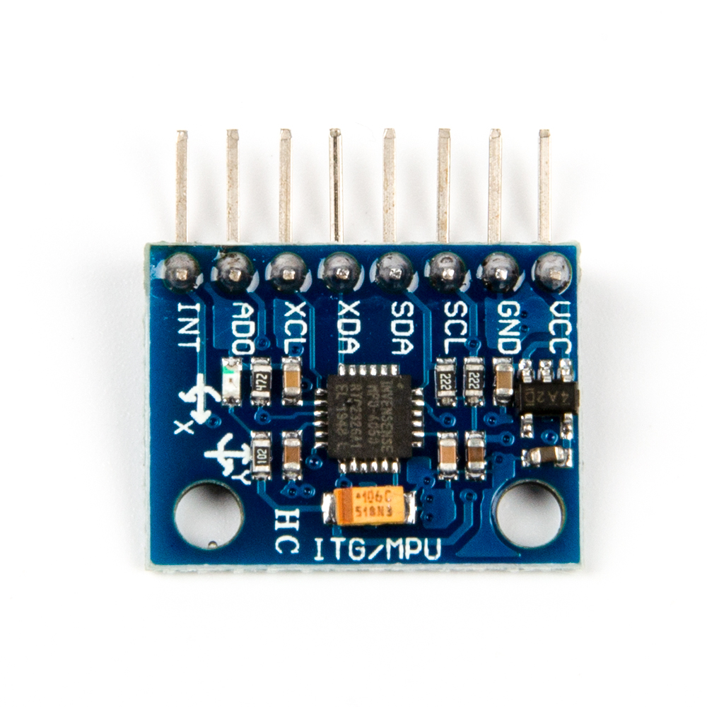 Трехосевой модуль гироскопа и акселерометра MPU-6050 GY-521 с прямым контактом
